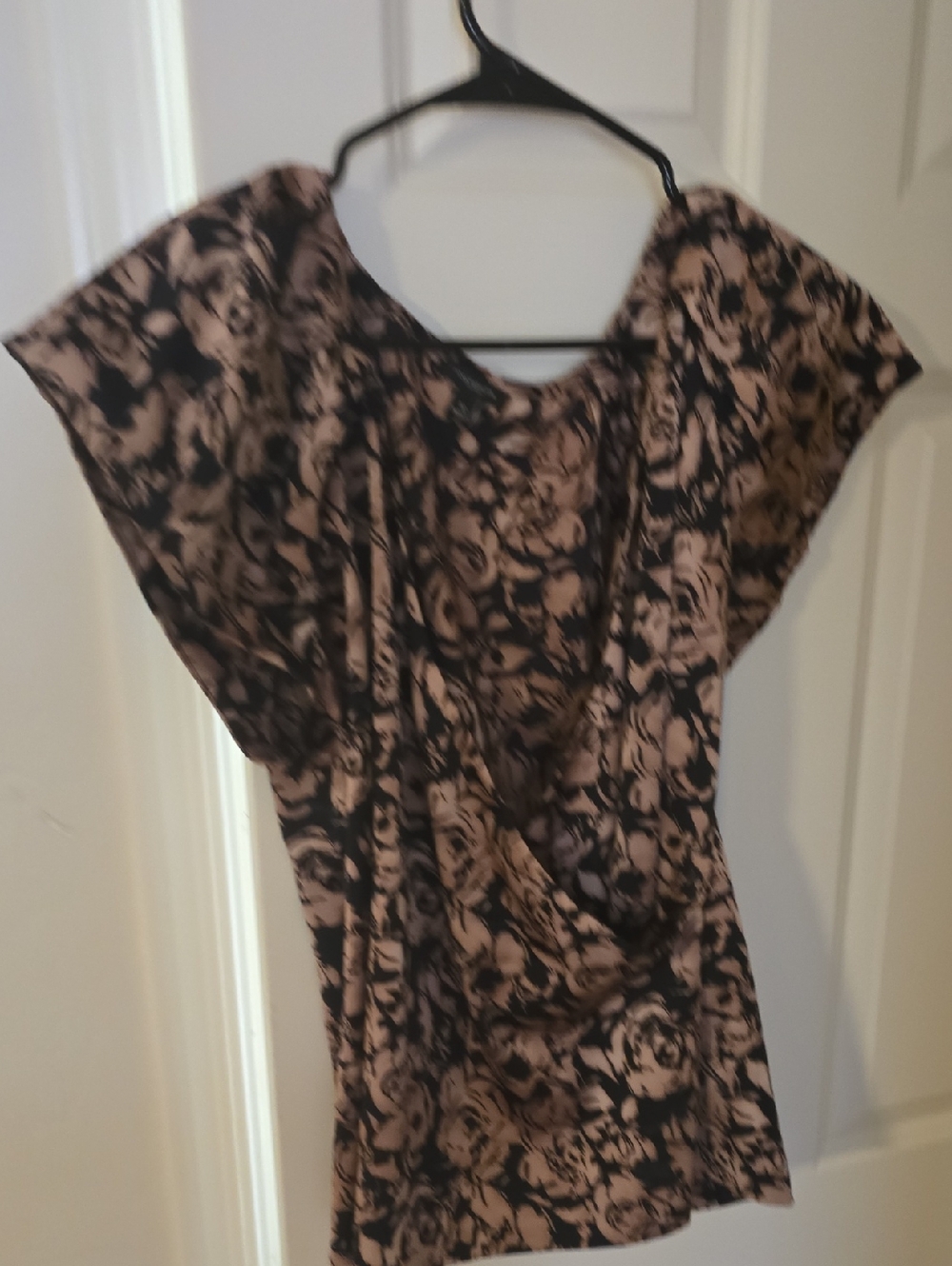 ANN TAYLOR Floral Print Cap Sleeve Top